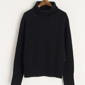 MOVING SALE! Black Rollneck (turtleneck) Sweater